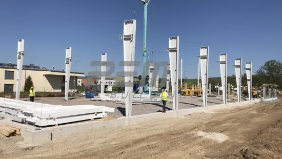 CONTI engineering - Montáž ocelové konstrukce