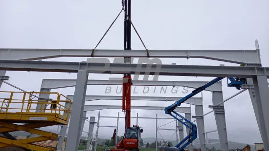 CONTI engineering - Montáž ocelové konstrukce