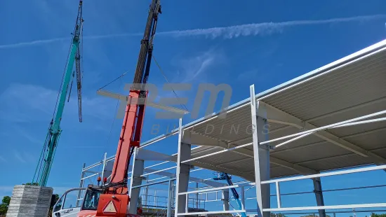 CONTI engineering - Montáž trapézového plechu