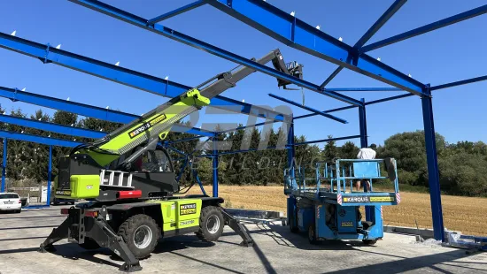 Přístavba skladovací haly pro zemědělskou techniku