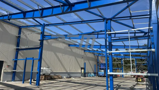 Přístavba skladovací haly pro zemědělskou techniku